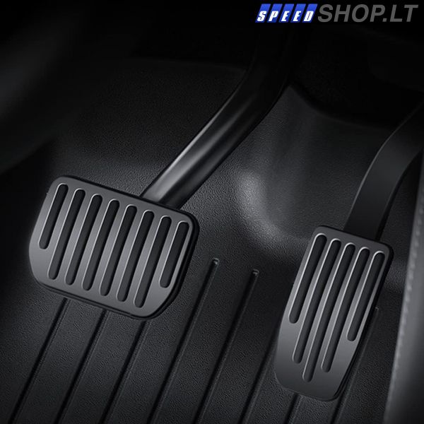 Tesla Model juoda 3 Y pedalų apdaila